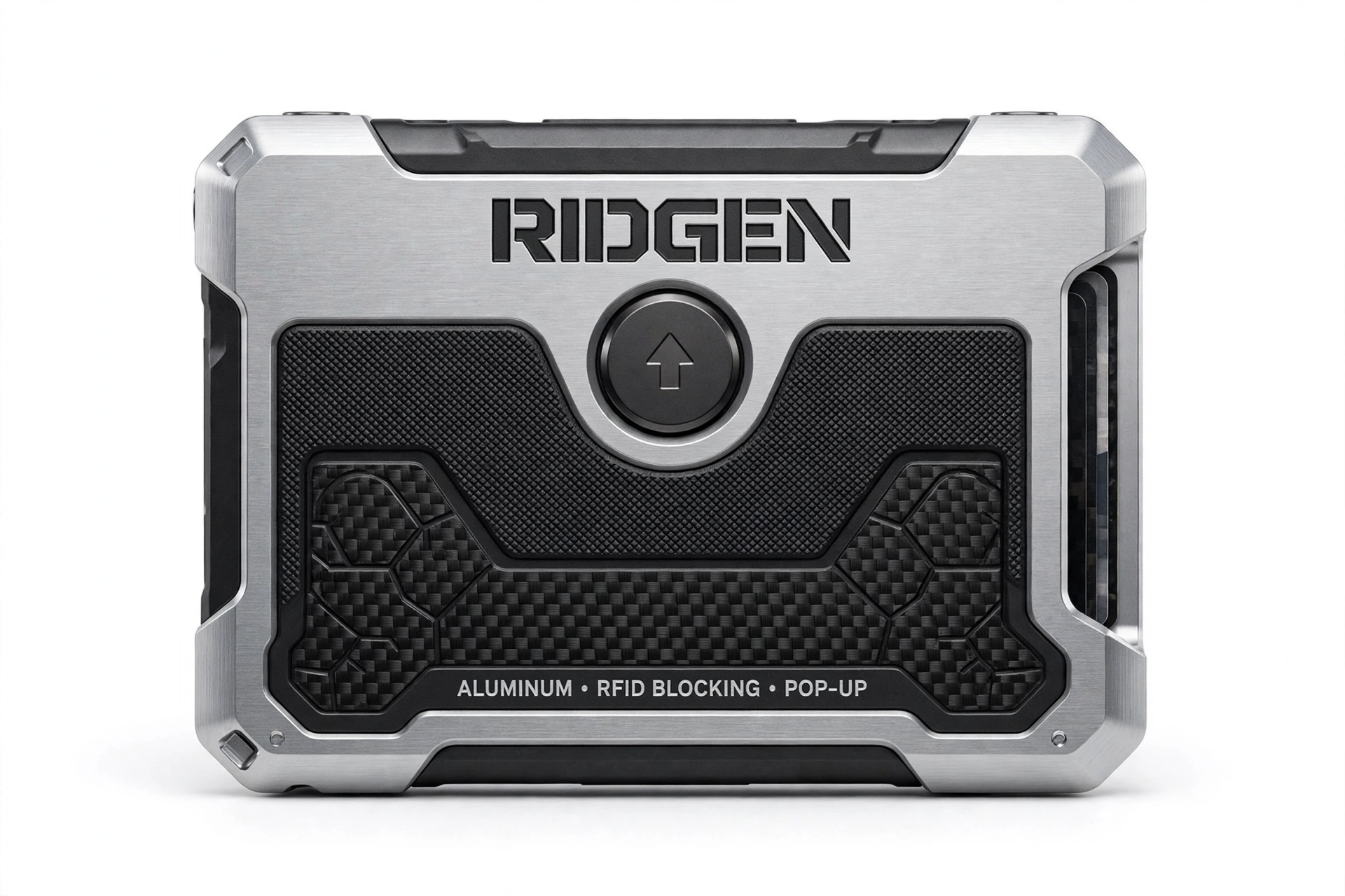 Aluminum Pop-Up Card Holder Wallet
