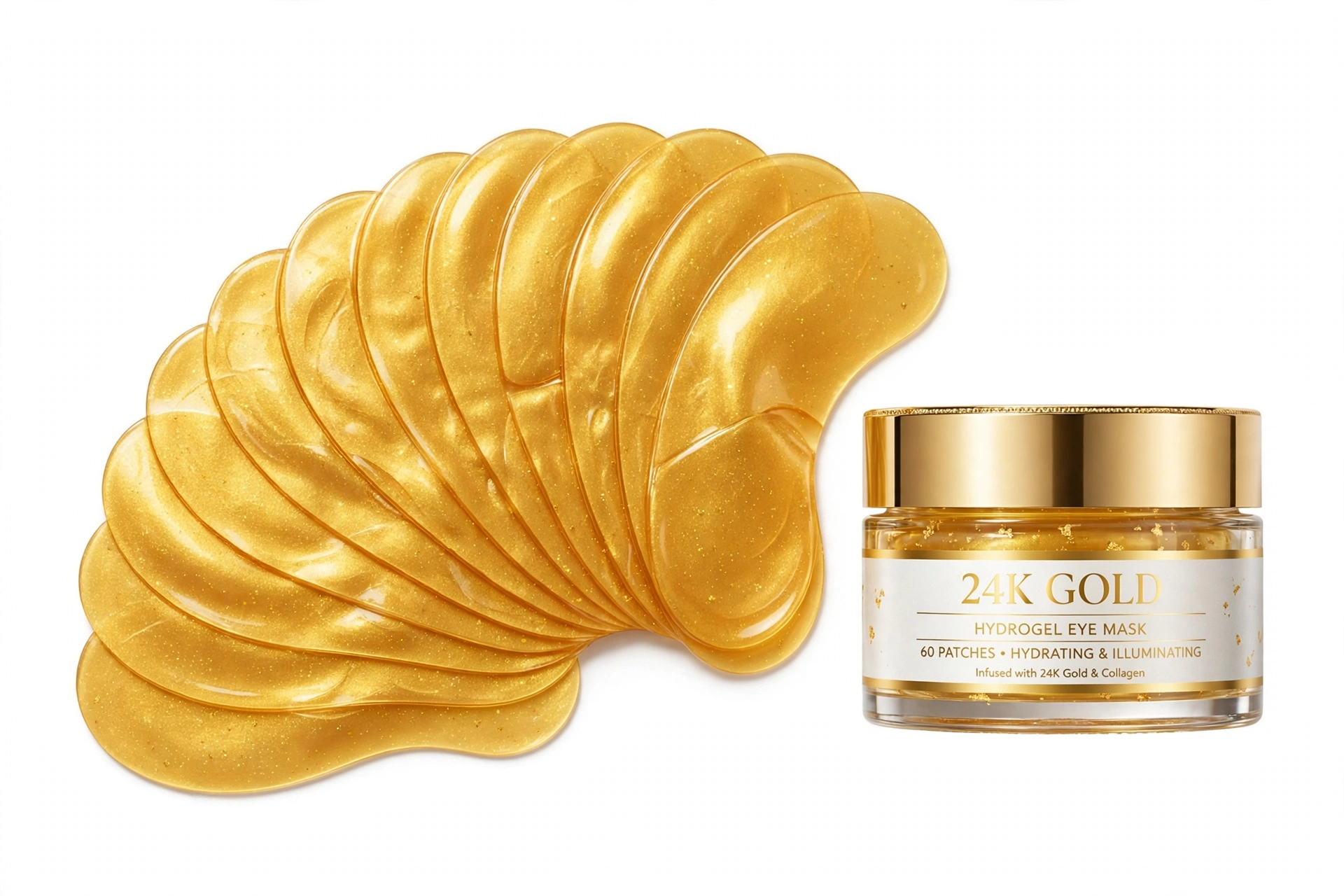 24K Gold Under-Eye Patches (24 pairs)