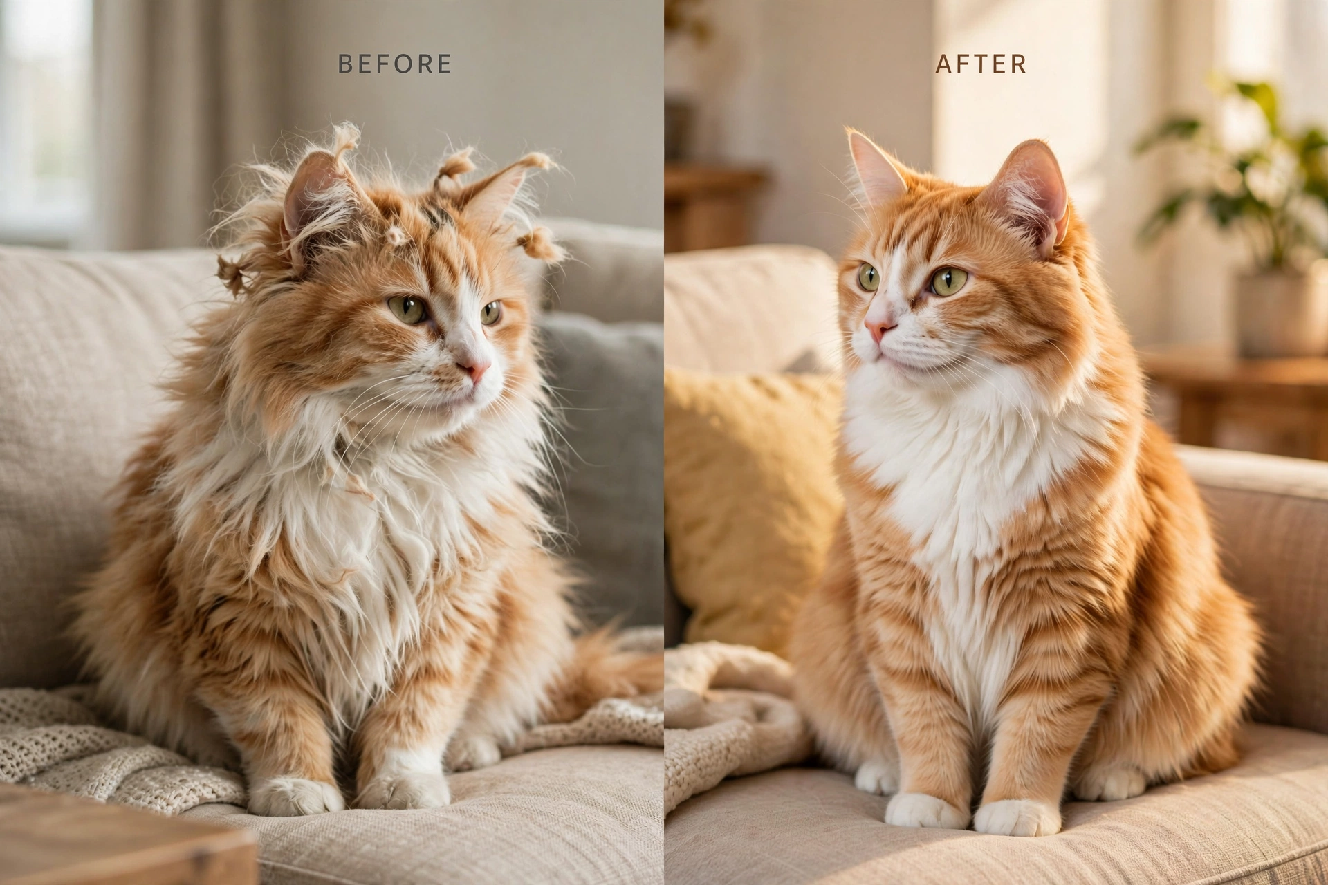Self-Cleaning Cat Grooming Brush photo 3