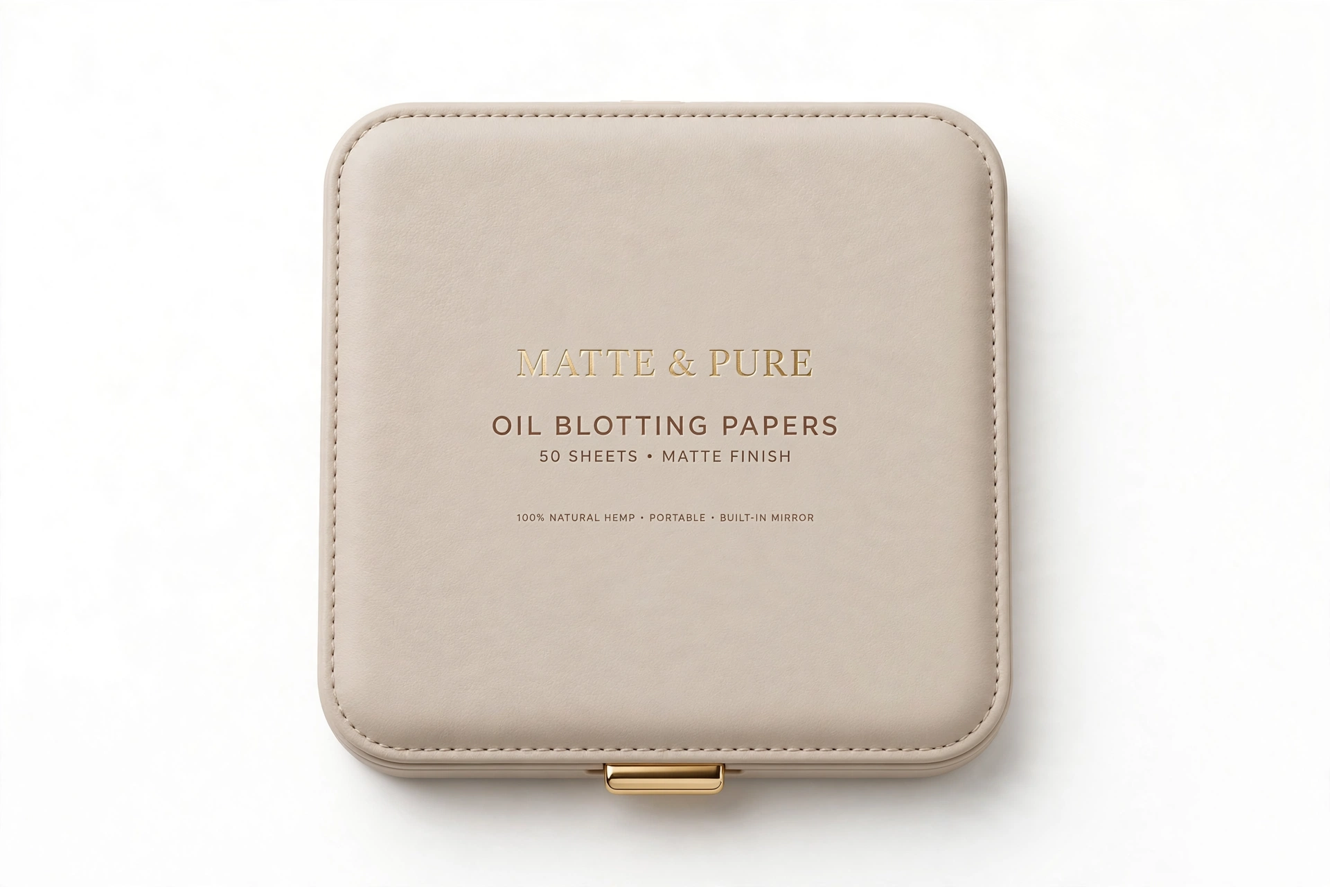 Oil Blotting Papers + Mirror Case