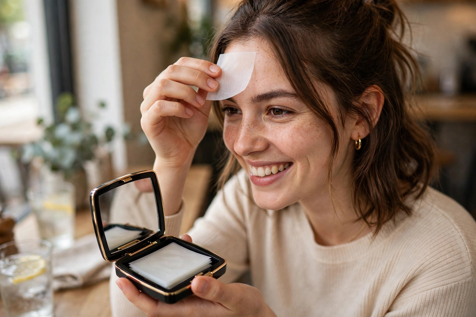 Oil Blotting Papers + Mirror Case photo 2